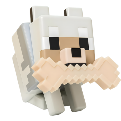 WolfCraft™ Pixel Wolf LED Night Light